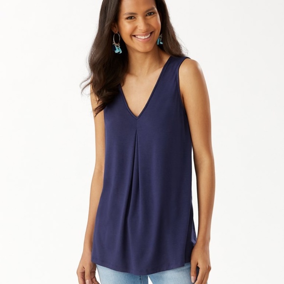 Tommy Bahama Kauai Jersey Tank Top - Picture 2 of 5